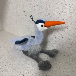 Wildlife Artists Great Blue Heron Bird Plush Toy 11" H RARE